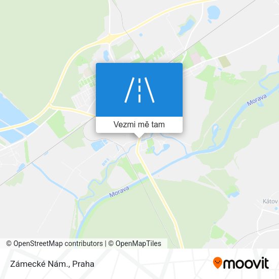 Zámecké Nám. mapa
