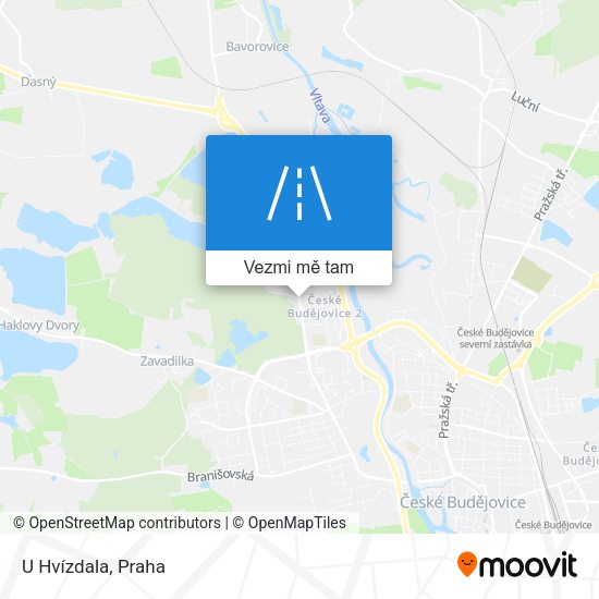 U Hvízdala mapa