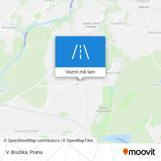 V. Brožíka mapa