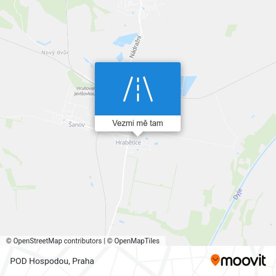 POD Hospodou mapa