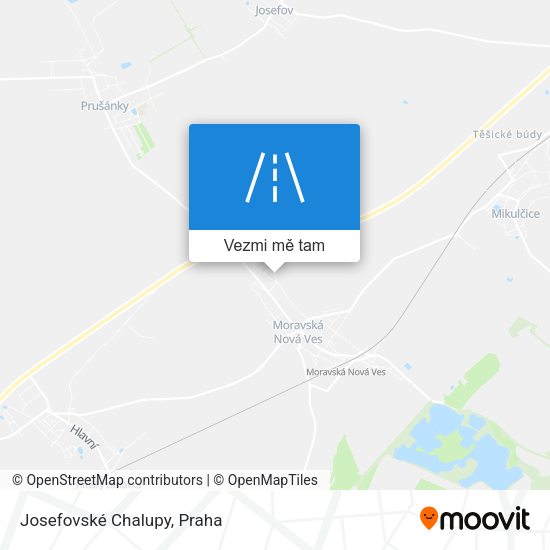 Josefovské Chalupy mapa
