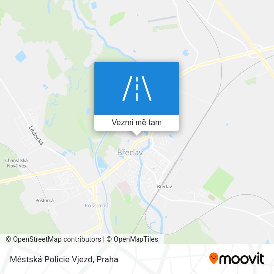 Městská Policie Vjezd mapa