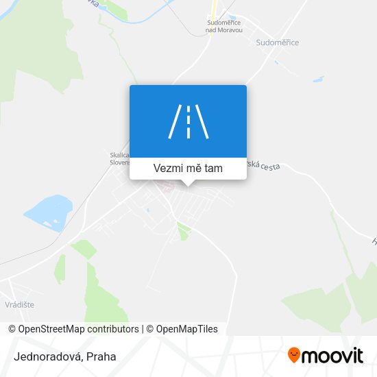 Jednoradová mapa