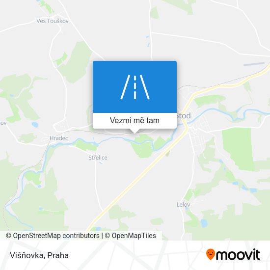Višňovka mapa
