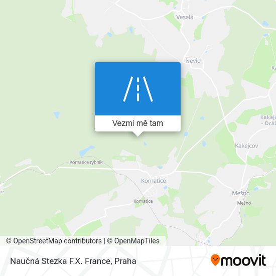 Naučná Stezka F.X. France mapa