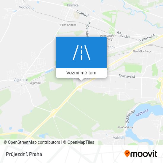 Průjezdní mapa