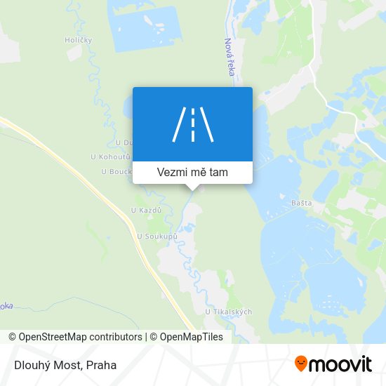 Dlouhý Most mapa
