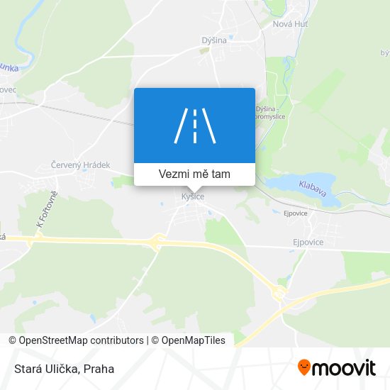 Stará Ulička mapa