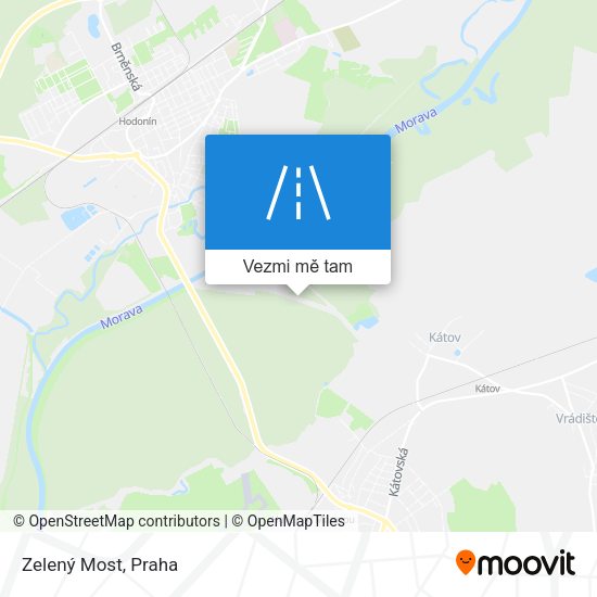 Zelený Most mapa