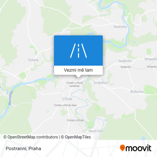 Postranní mapa