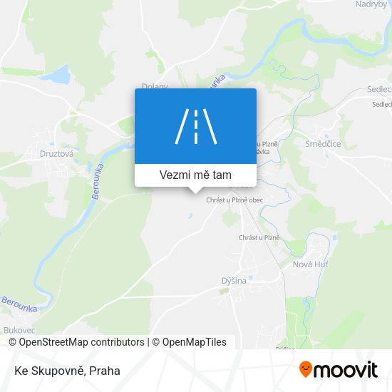 Ke Skupovně mapa