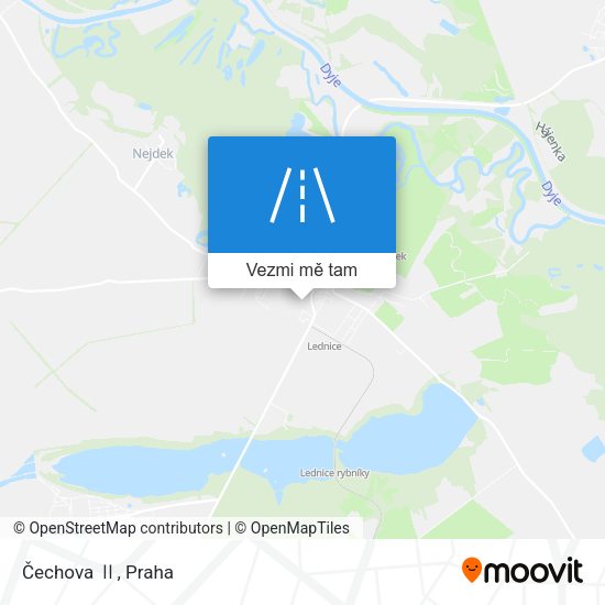 Čechova Ⅱ mapa