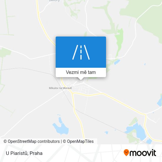 U Piaristů mapa