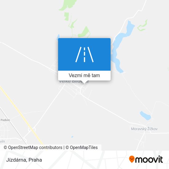 Jízdárna mapa