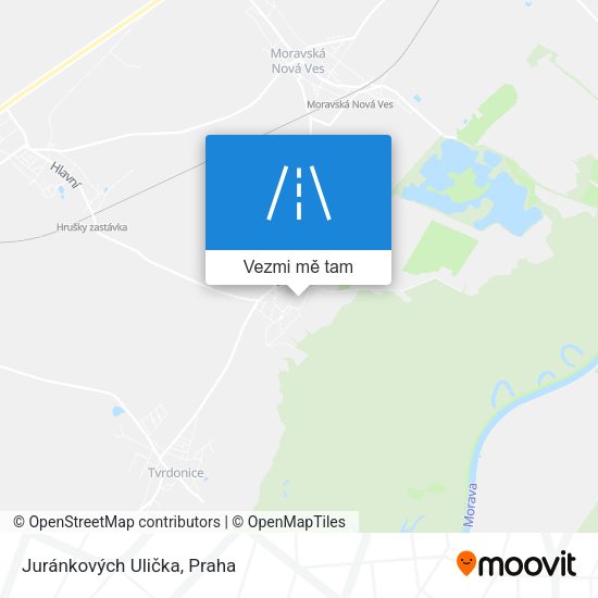 Juránkových Ulička mapa