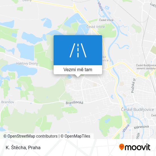K. Štěcha mapa