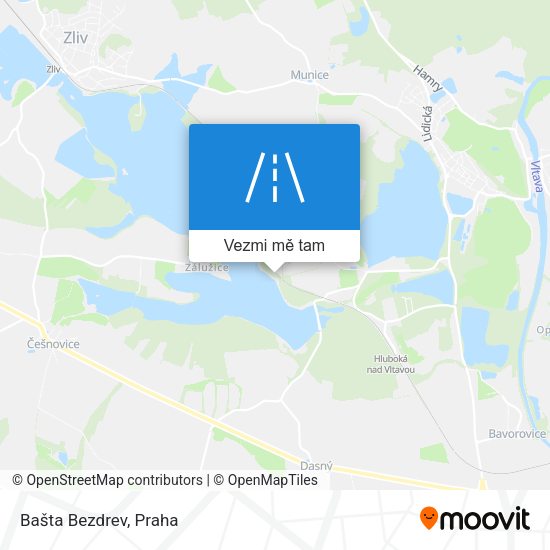 Bašta Bezdrev mapa