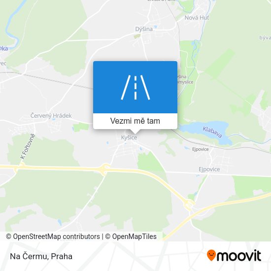 Na Čermu mapa