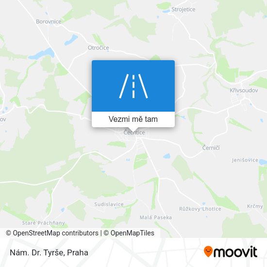Nám. Dr. Tyrše mapa