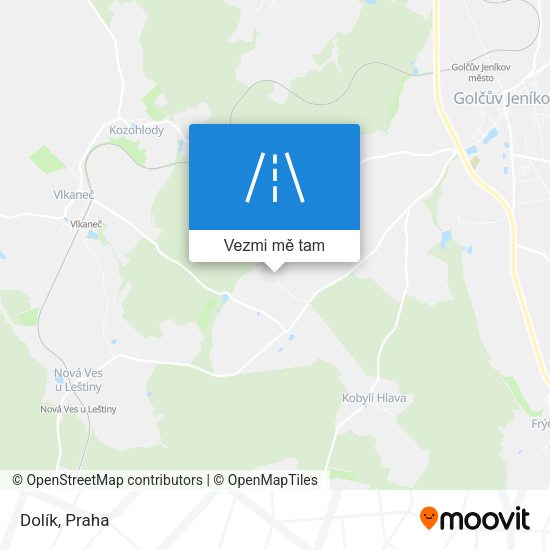 Dolík mapa