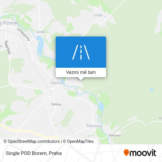 Single POD Borem mapa
