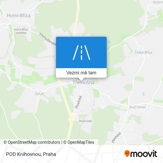 POD Knihovnou mapa