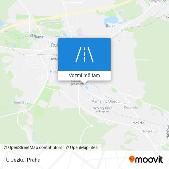 U Ježku mapa