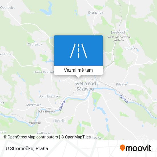 U Stromečku mapa