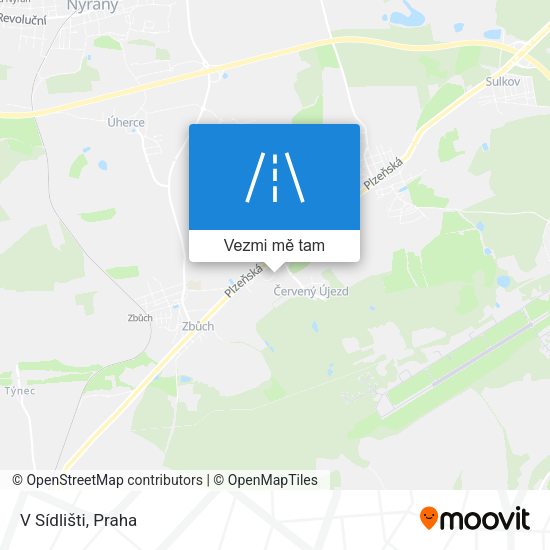 V Sídlišti mapa