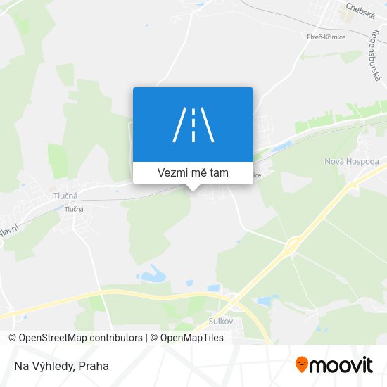 Na Výhledy mapa