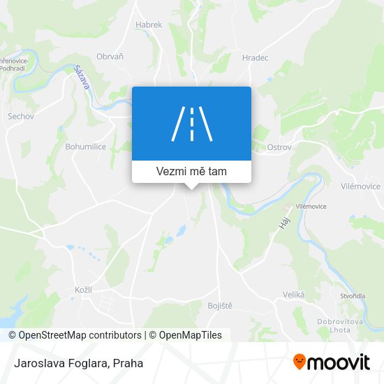 Jaroslava Foglara mapa