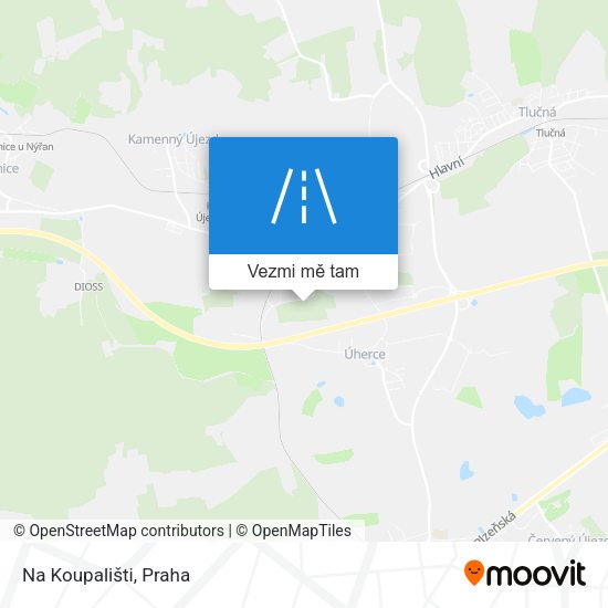 Na Koupališti mapa