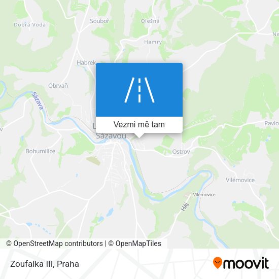 Zoufalka III mapa
