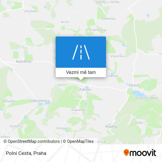 Polní Cesta mapa