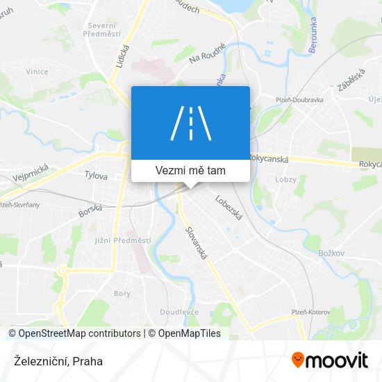 Železniční mapa