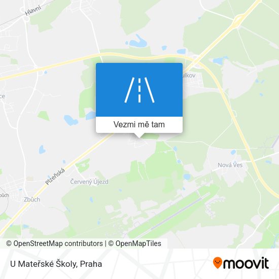 U Mateřské Školy mapa