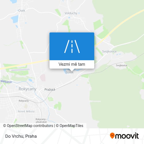 Do Vrchu mapa