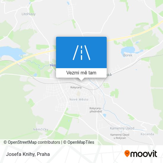 Josefa Knihy mapa