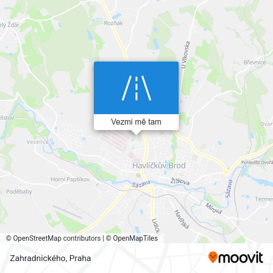 Zahradnického mapa