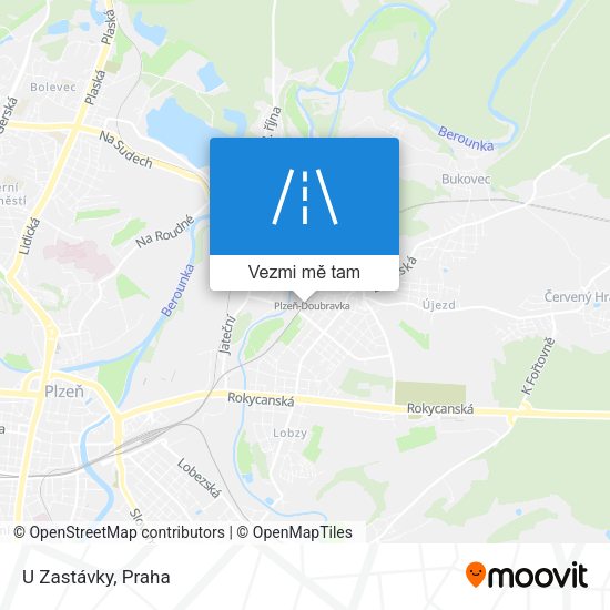 U Zastávky mapa
