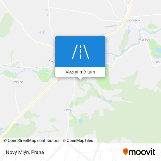 Nový Mlýn mapa