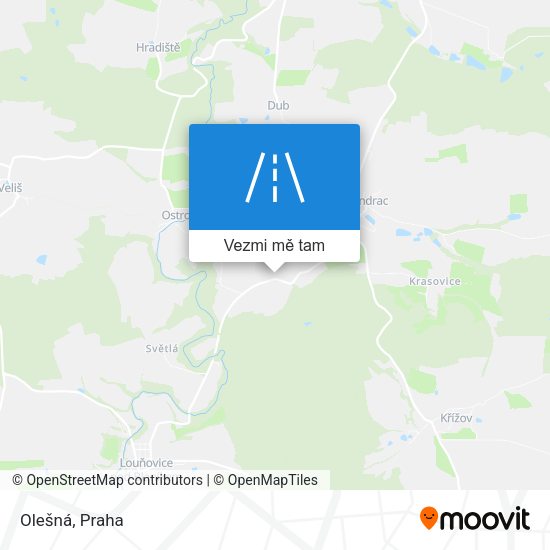 Olešná mapa