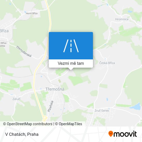 V Chatách mapa