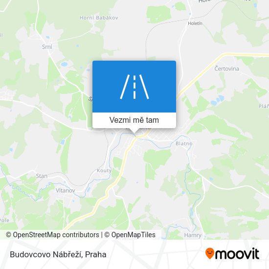 Budovcovo Nábřeží mapa