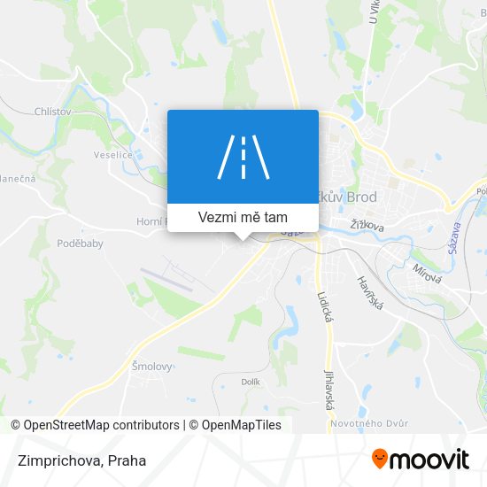Zimprichova mapa