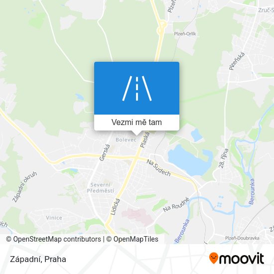 Západní mapa