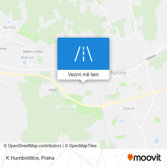 K Humboldtce mapa