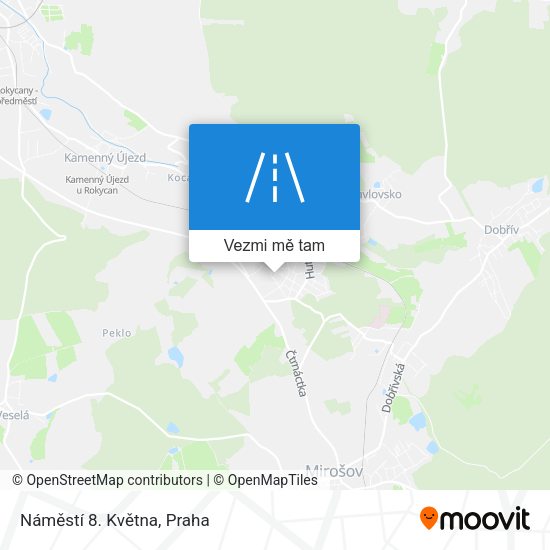 Náměstí 8. Května mapa