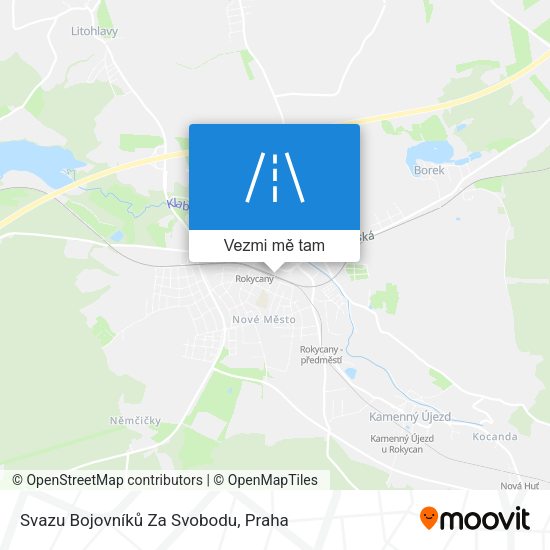 Svazu Bojovníků Za Svobodu mapa