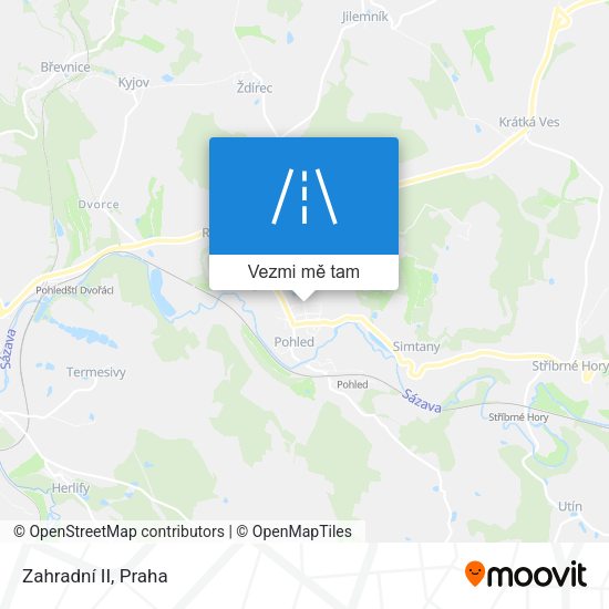 Zahradní II mapa